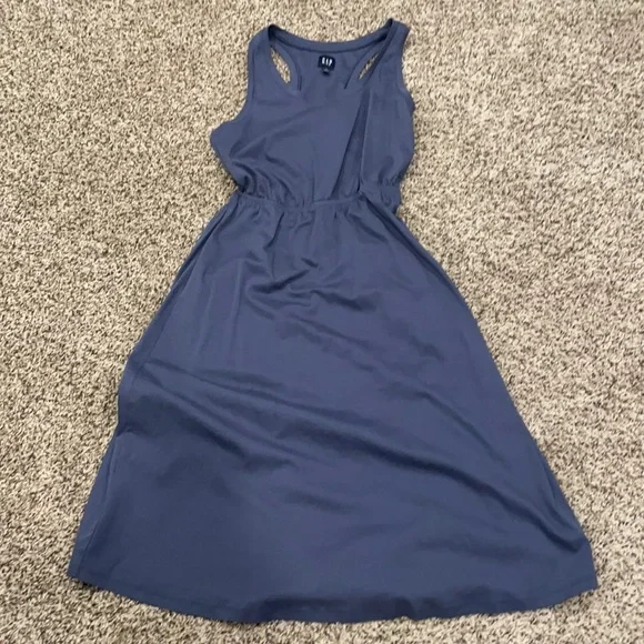 blue dress for baby girl Gap Black Wrap Midi Dress main image 0